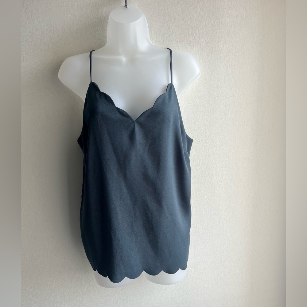 Halogen Scalloped Edge Short in Deep Teal Size Medium